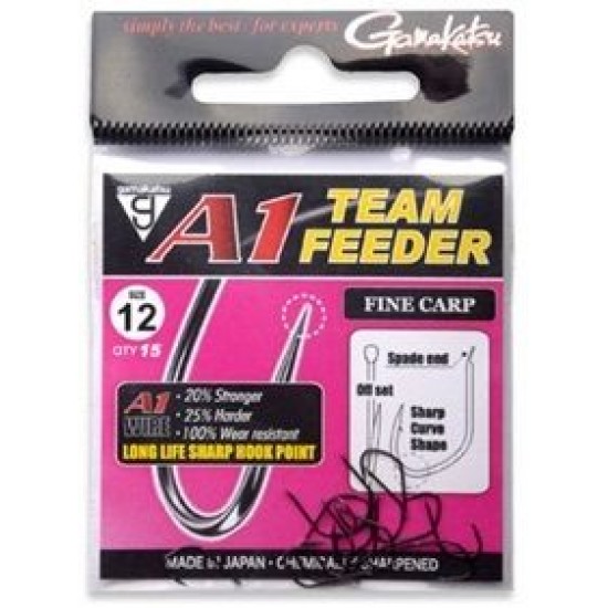 Carlige Gamakatsu - A1 Team Feeder Fine Carp Nr.8 Carlige Gamakatsu - A1 Team Feeder Fine Carp Nr.8
